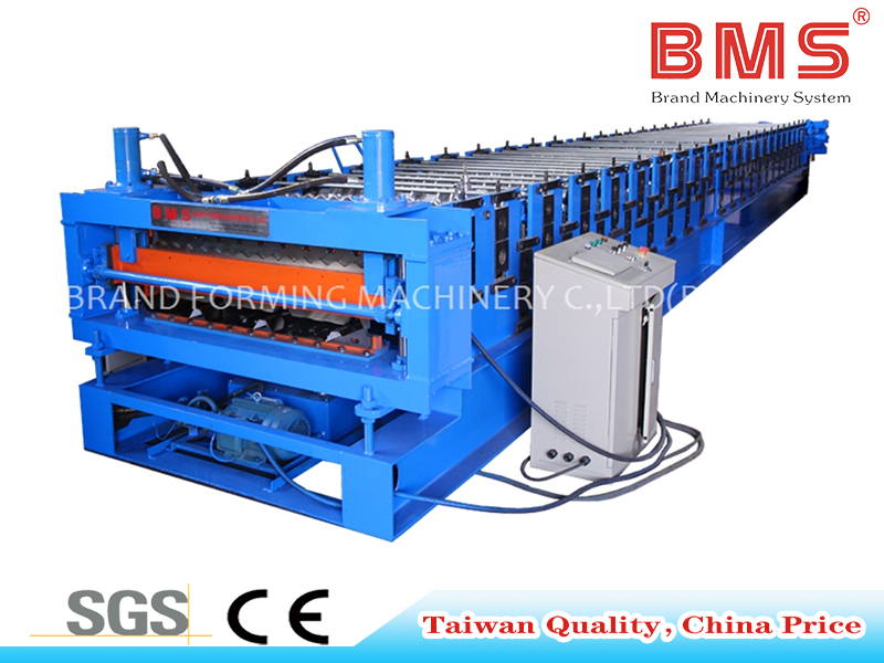 Device Arounder Around နှင့် Tolled Layer Tile Roll Forming Machine
